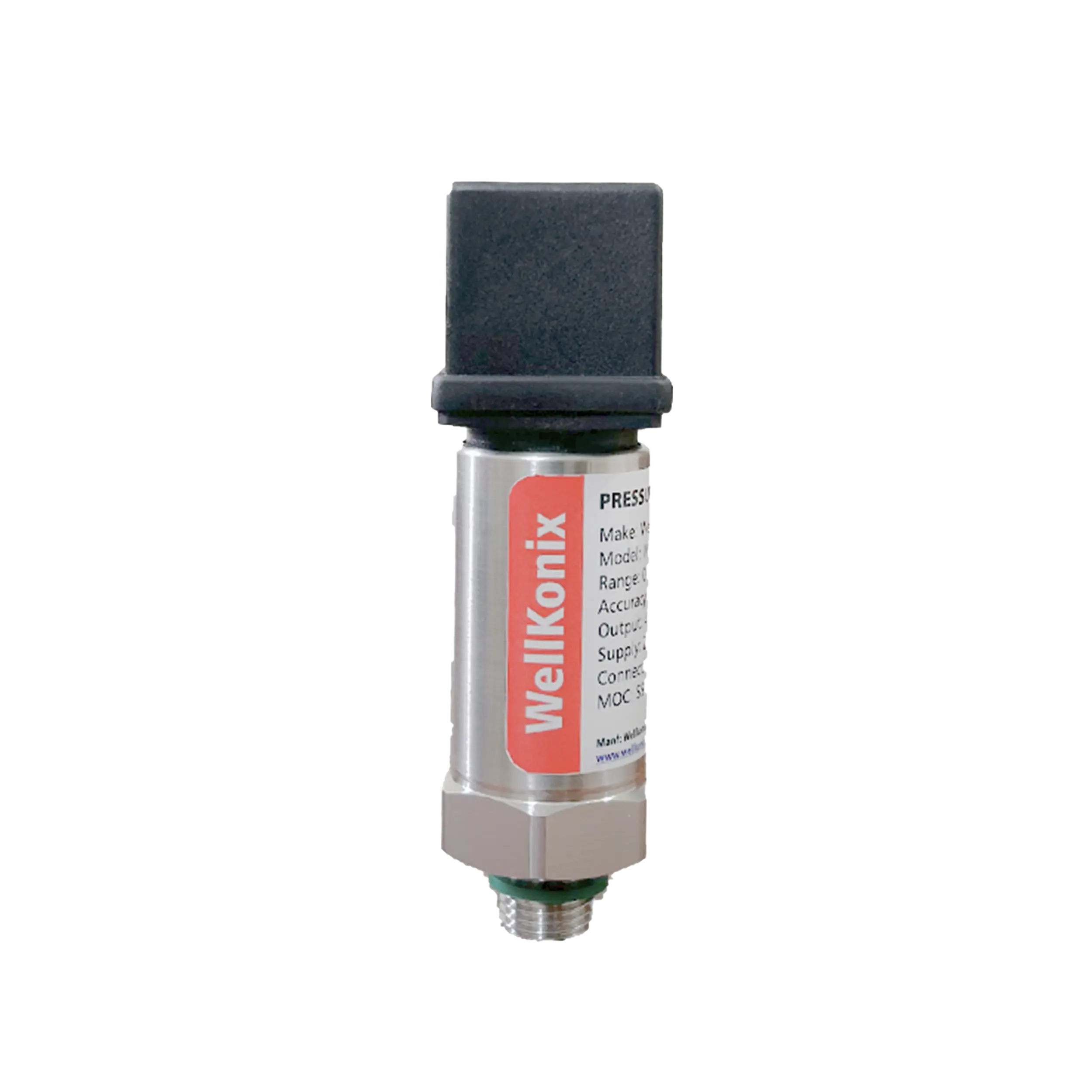 PT900T industrial pressure transmitter with stainless steel body designed for accurate pressure measurement and process control applications.